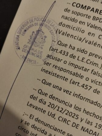 Amenazas e intento de agresión frente al circo con animales de Valencia