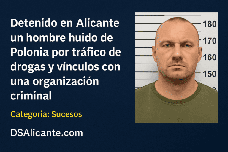 Detenido en Alicante un hombre huido de Polonia por tráfico de drogas y vínculos con una organización criminal
