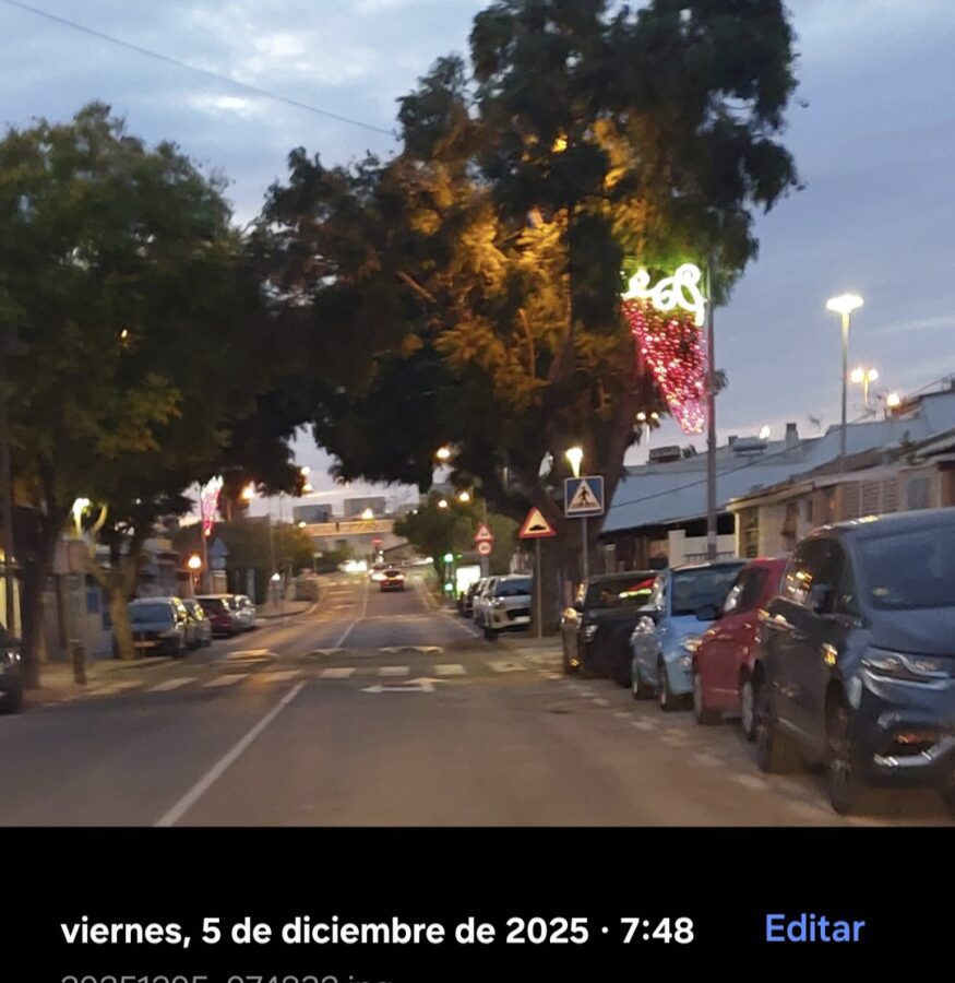 Vecinos de Alicante denuncian luces navideñas encendidas de día “Hablan de ahorro, pero no se cumple