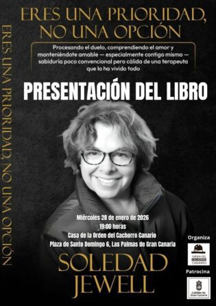 Soledad Jewell presenta en Las Palmas de Gran Canaria su libro “Eres una prioridad, no una opción”