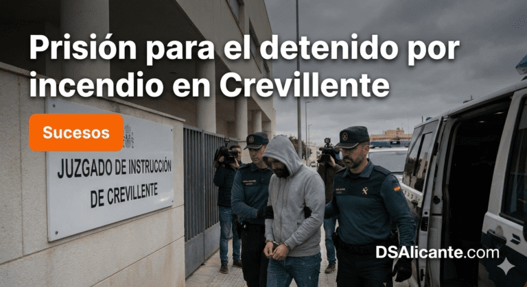 Prisión provisional para el detenido por el incendio mortal de Crevillent claves del caso que ha conmocionado a Alicante