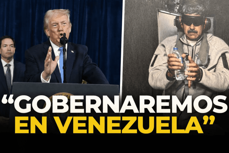 Trump afirma que Estados Unidos “gobernará” Venezuela hasta una “transición segura” alcance, reacciones y consecuencias internacionales