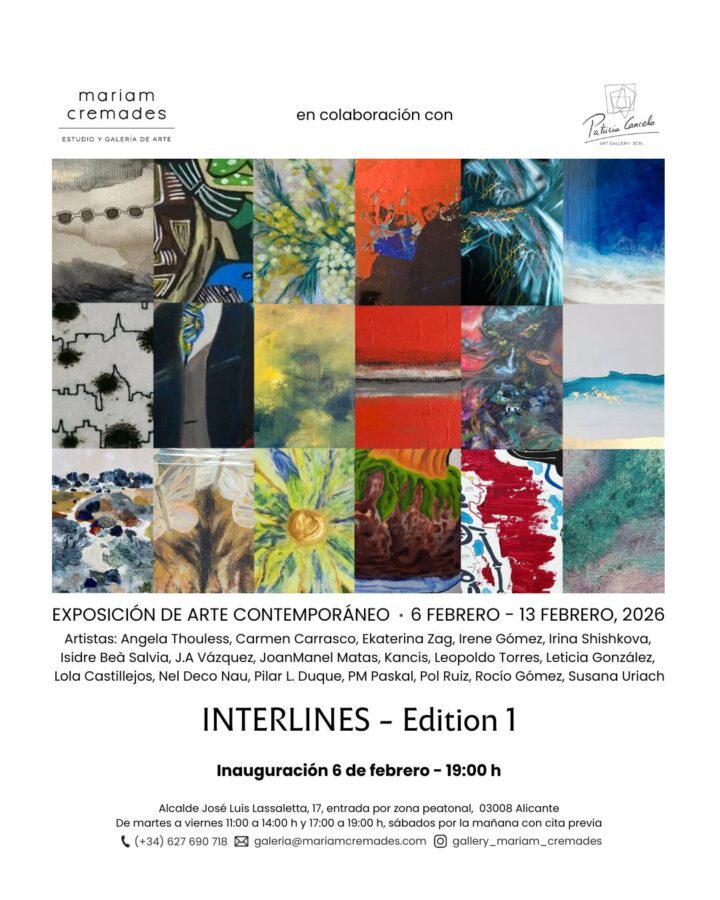 Una colaboración entre Alicante y Barcelona convierte la galería en un punto de encuentro excepcional durante solo siete días