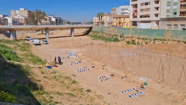 Mascletà emotiva en el barranco del Poyo, Paiporta, tras la DANA de 2024. Pólvora y resiliencia en Fallas.