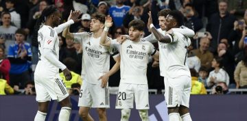 Goleada del Real Madrid al Elche en el Santiago Bernabéu LaLiga EA Sports.