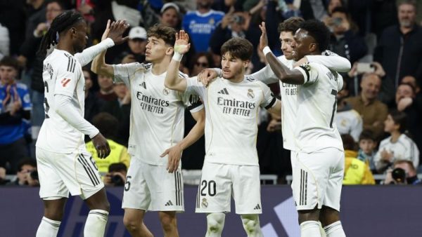 Goleada del Real Madrid al Elche en el Santiago Bernabéu LaLiga EA Sports.