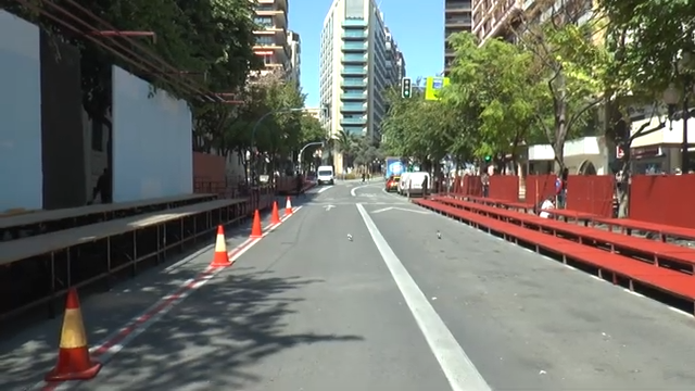 Tráfico en Alicante cortes y desvíos en el centro por las obras