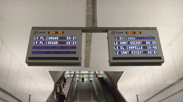 huelga del TRAM de Alicante y horarios de los paros