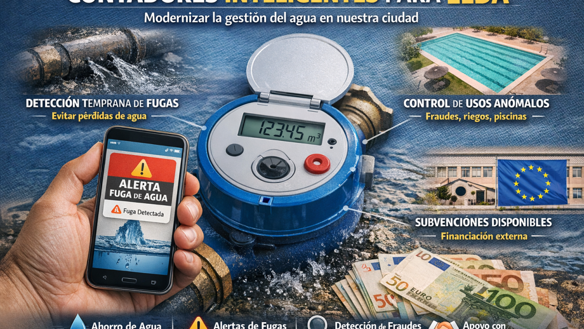 Elda no puede seguir mirando hacia otro lado con el agua