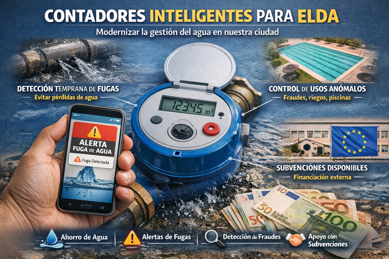 Elda no puede seguir mirando hacia otro lado con el agua