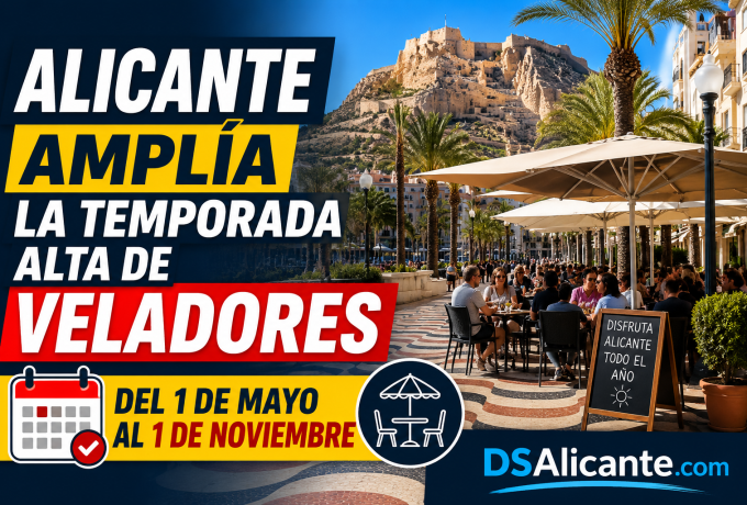 Alicante amplía la temporada alta de veladores