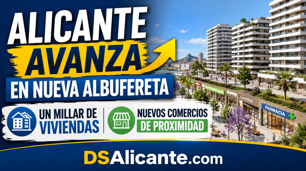 Alicante avanza en Nueva Albufereta con un millar de viviendas previstas