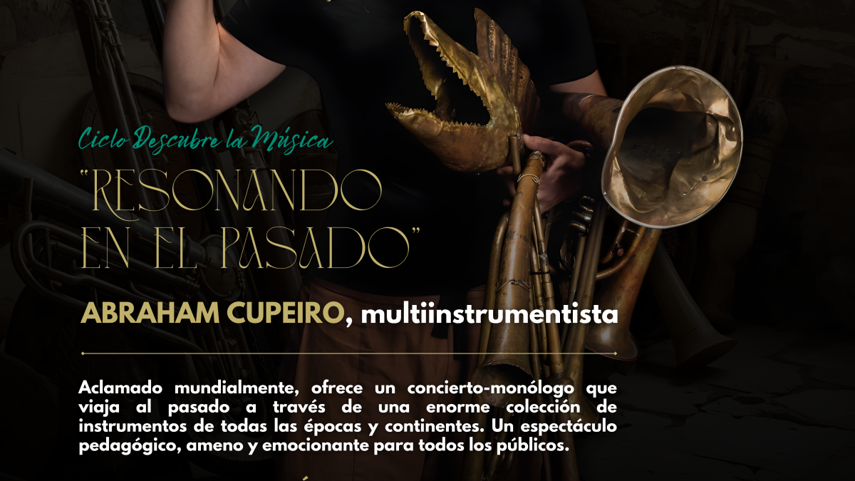 De Hollywood a Novelda Abraham Cupeiro hace rugir la historia en un viaje sonoro a través del tiempo, el próximo sábado 16 de mayo.