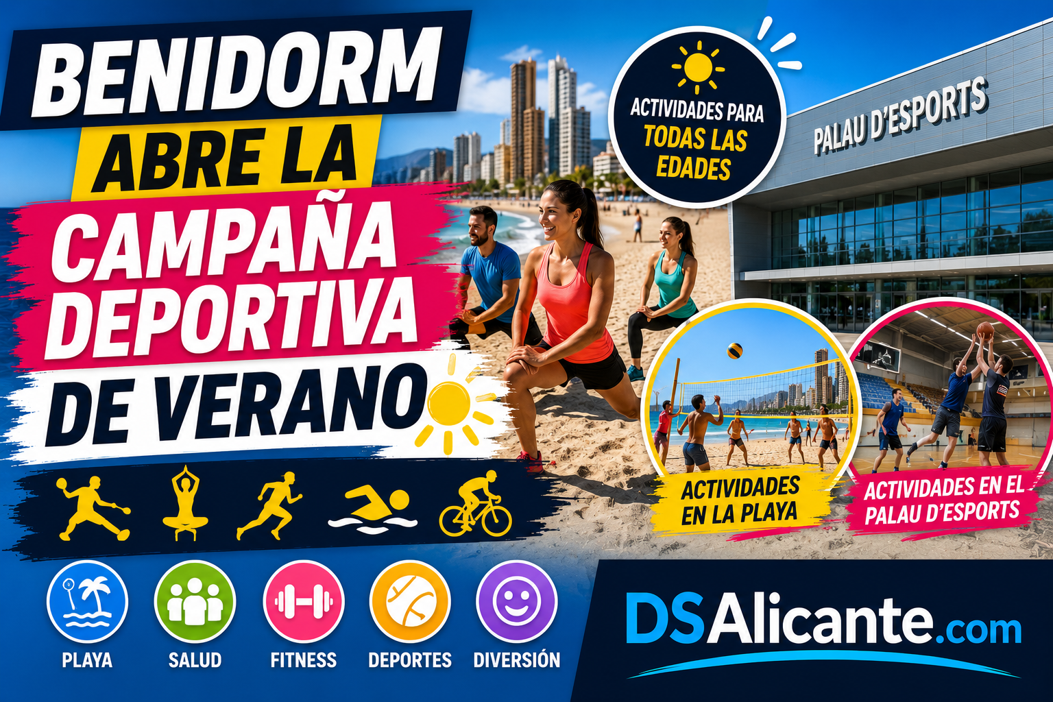 Deportes de verano en Benidorm 2026
