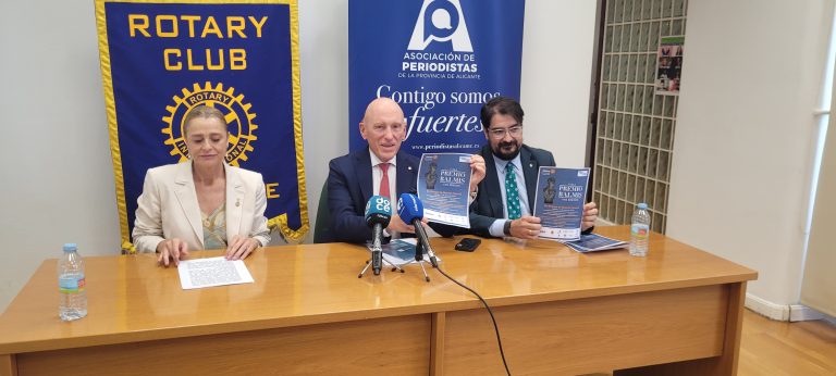 El Rotary Club Alicante 1930 presenta la XVII edición del Premio Balmis 2026