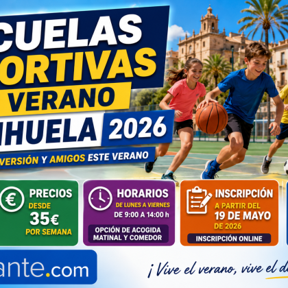 Escuela deportiva Orihuela verano 2026