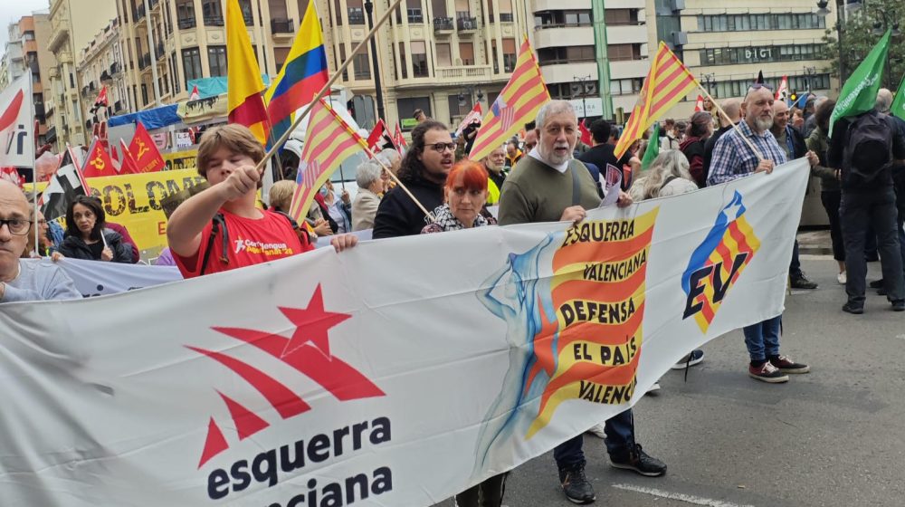 Esquerra Valenciana vuelve a la calle para ser la única fuerza política de izquierdas útil.
