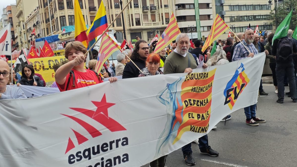 Esquerra Valenciana vuelve a la calle para ser la única fuerza política de izquierdas útil.