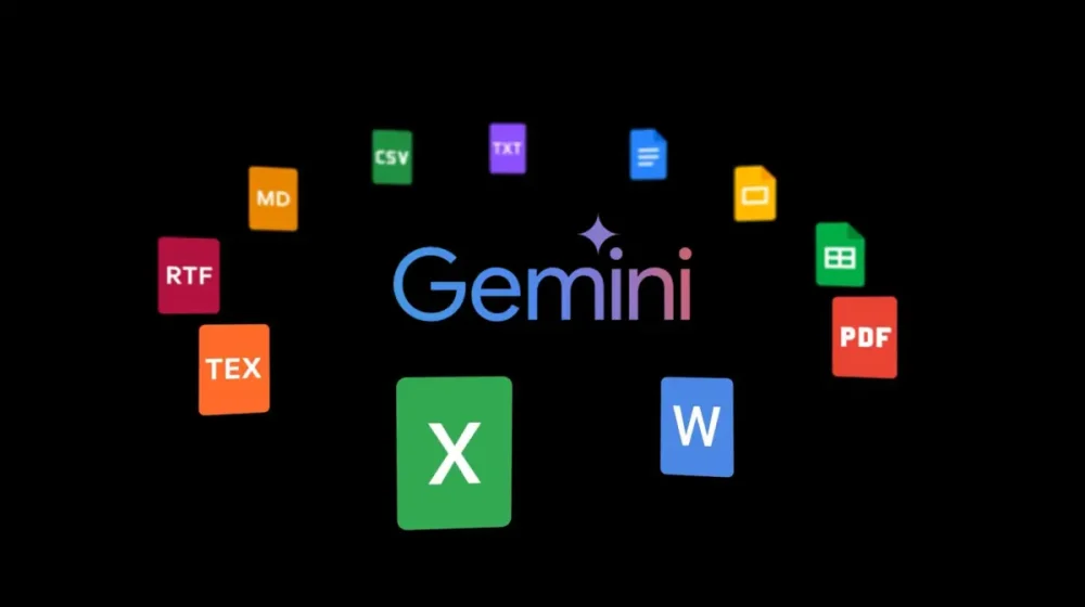 Gemini ya genera archivos PDF, Word y Excel