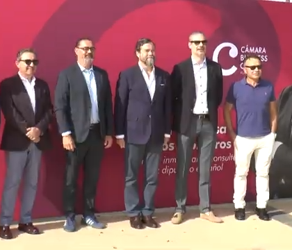 Iván Espinosa de los Monteros durante una conferencia en Elche sobre empresariado alicantino