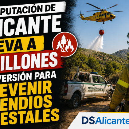 La Diputación de Alicante eleva a 6 millones la inversión para prevenir incendios forestales