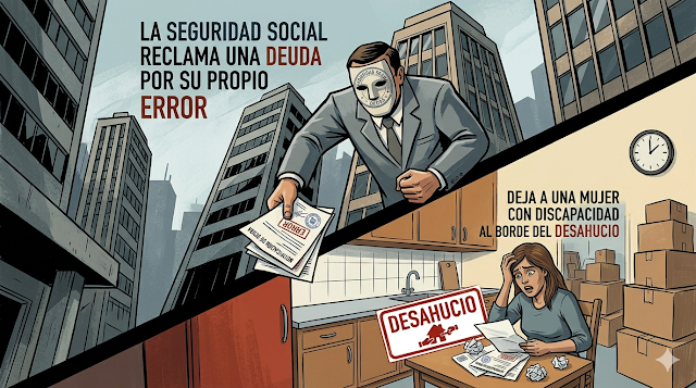 La Seguridad Social reclama una deuda generada por su propio error y deja a una mujer con discapacidad al borde del desahucio