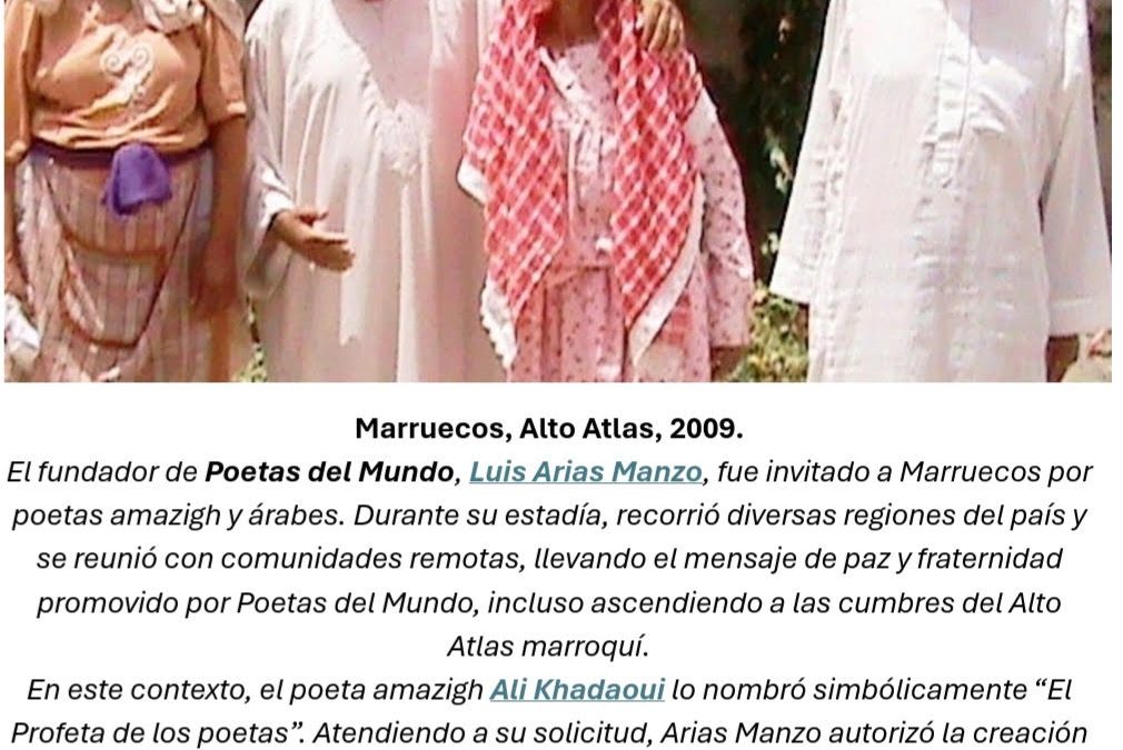 Luis Arias Manzo: uniendo al mundo a través de Poetas del Mundo