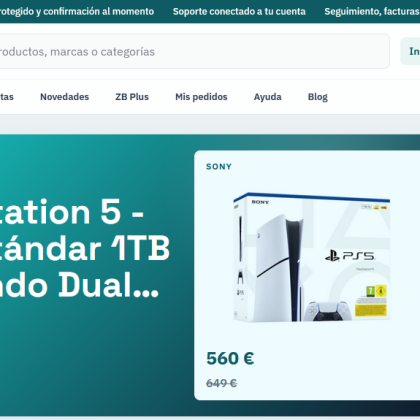 ZB Marketplace refuerza su apuesta por la tecnología con catálogo web y aplicación en Play Store