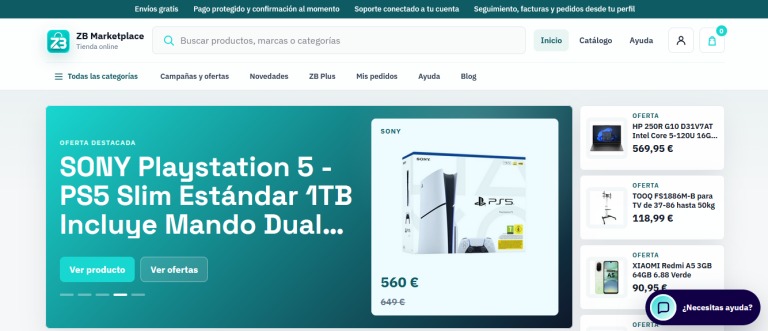 ZB Marketplace refuerza su apuesta por la tecnología con catálogo web y aplicación en Play Store