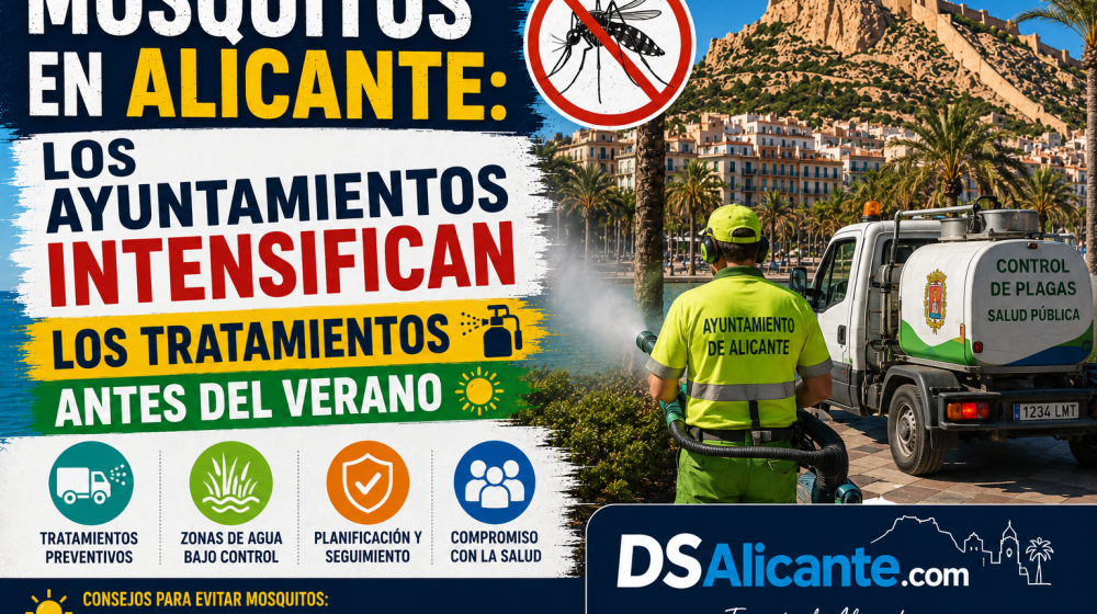 Mosquitos en Alicante verano 2026