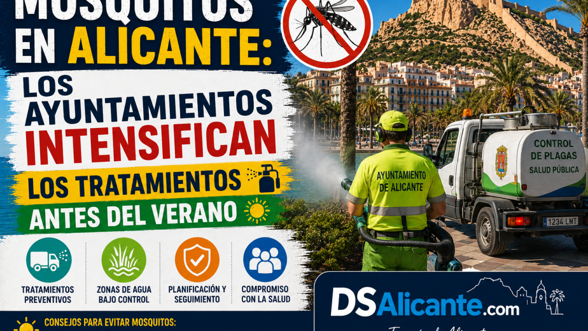 Mosquitos en Alicante verano 2026