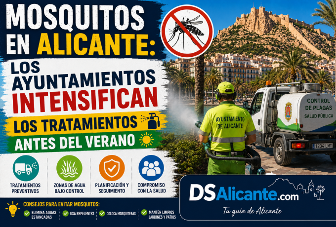 Mosquitos en Alicante verano 2026