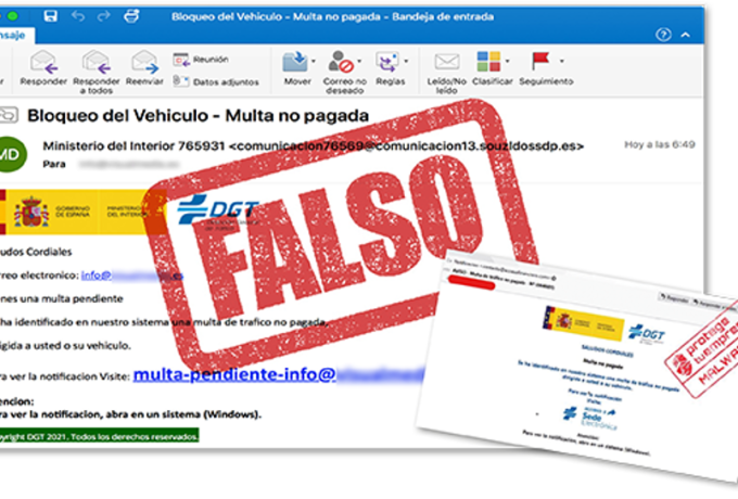 El SMS de una multa pendiente de la DGT que no debes abrir