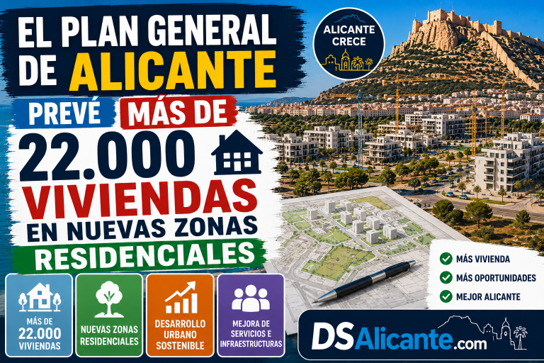 Plan General Alicante nuevas viviendas