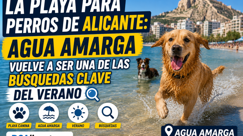 Playa para perros Agua Amarga Alicante