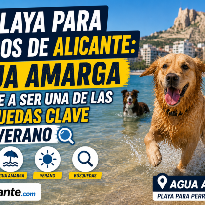 Playa para perros Agua Amarga Alicante