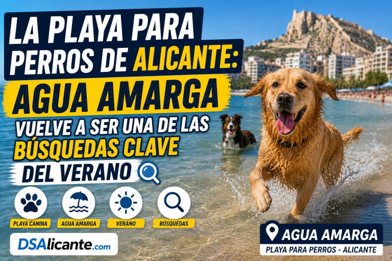 Playa para perros Agua Amarga Alicante