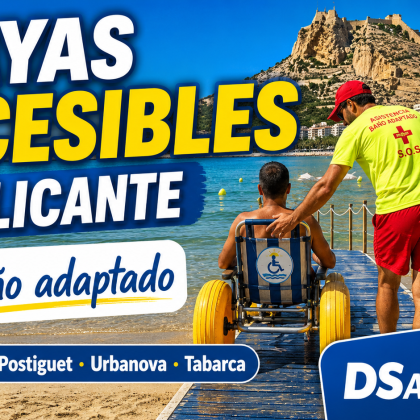 Playas accesibles Alicante baño adaptado