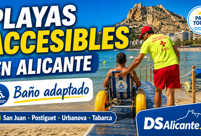 Playas accesibles Alicante baño adaptado