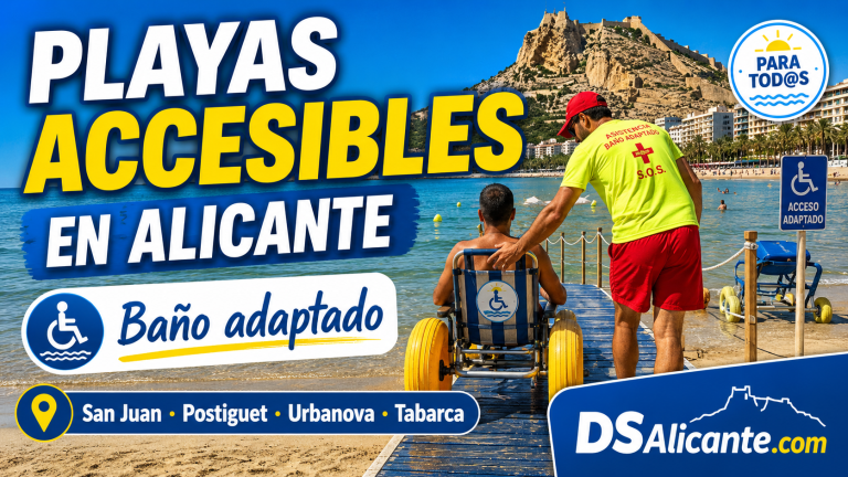 Playas accesibles Alicante baño adaptado