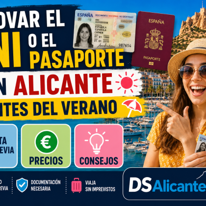 Renovar DNI y pasaporte en Alicante 2026