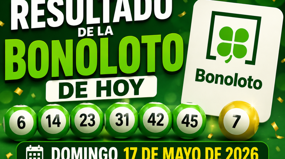Resultado de la Bonoloto de hoy, domingo 17 de mayo de 2026