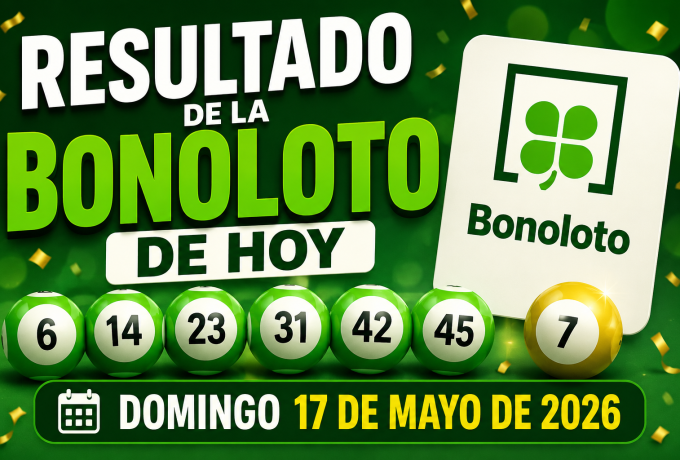 Resultado de la Bonoloto de hoy, domingo 17 de mayo de 2026