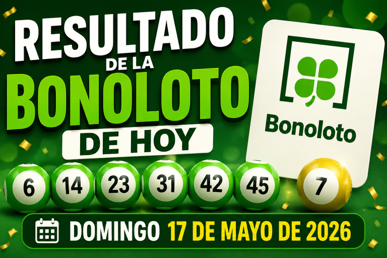 Resultado de la Bonoloto de hoy, domingo 17 de mayo de 2026