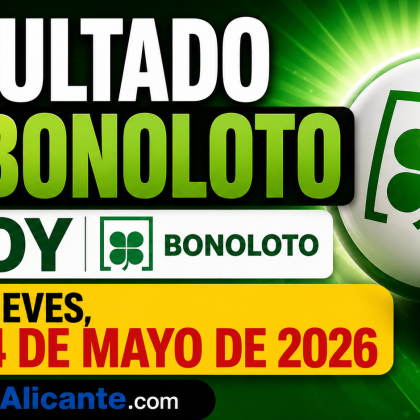 Resultado de la Bonoloto de hoy, jueves 14 de mayo de 2026