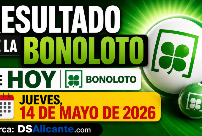Resultado de la Bonoloto de hoy, jueves 14 de mayo de 2026