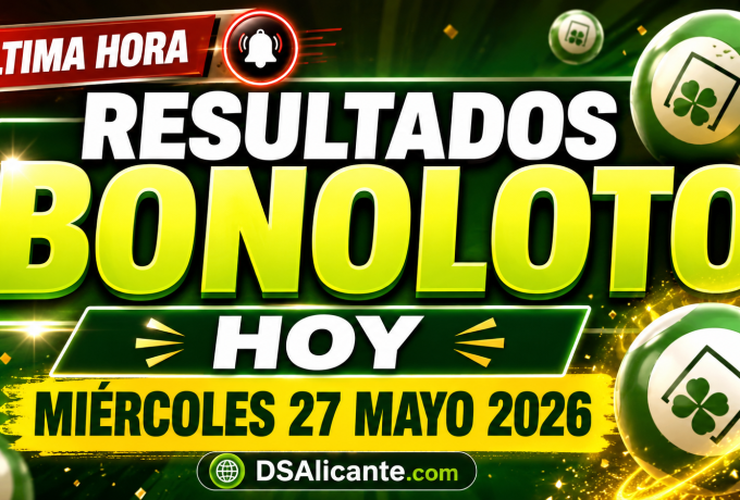 Resultado de la Bonoloto de hoy, miércoles 27 de mayo de 2026