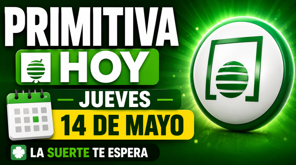 Resultado de la Primitiva de hoy, jueves 14 de mayo de 2026