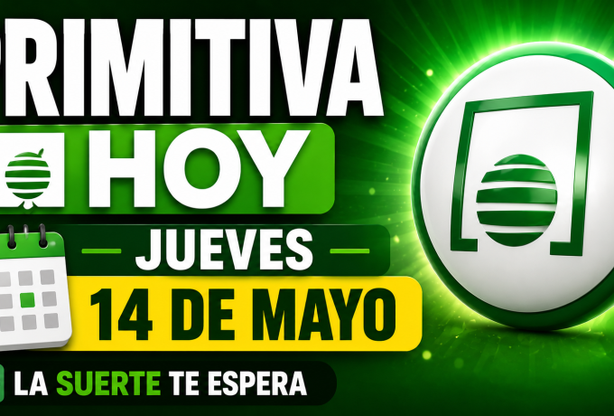 Resultado de la Primitiva de hoy, jueves 14 de mayo de 2026