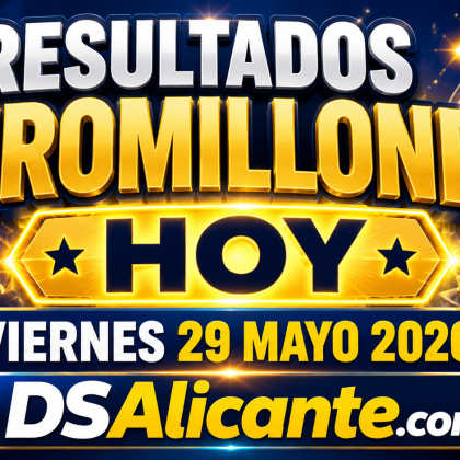 Resultado del Euromillones de hoy, viernes 29 de mayo de 2026